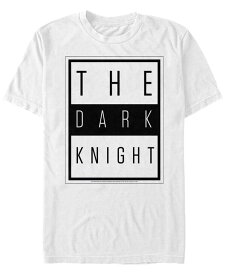 【送料無料】 フィフスサン メンズ Tシャツ トップス DC Men's Batman The Dark Knight Text Poster Short Sleeve T-Shirt White