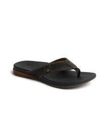 【送料無料】 リーフ メンズ サンダル シューズ Men's Cushion Lux Slip-On Sandals Black Brown