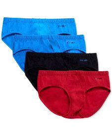 【送料無料】 ツーイグジスト メンズ ブリーフパンツ アンダーウェア Men's 4 Pack Stretch Cotton Bikini Briefs Blue/Black/Red