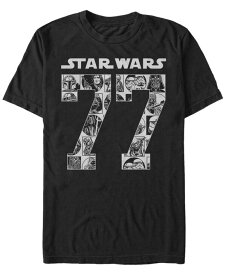 【送料無料】 フィフスサン メンズ Tシャツ トップス Star Wars Men's Classic Comical Since 77 Short Sleeve T-Shirt Black