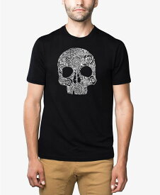 【送料無料】 エルエーポップアート メンズ シャツ トップス Men's Short Sleeves Premium Blend Word Art T-shirt Black
