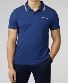 【送料無料】 ベンシャーマン メンズ ポロシャツ トップス Men's Signature Short Sleeve Polo Shirt Twilight