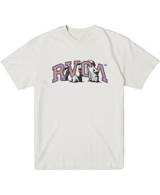 【送料無料】 ルーカ メンズ Tシャツ トップス Men's Rapa Nui Short Sleeve T-shirt Silver Bleach