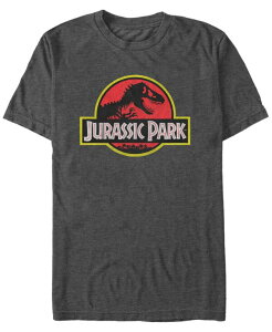 �t�B�t�X�T�� �����Y �g�b�v�X T�V���c ���S Fifth Sun Jurassic Park Men's Classic Distressed Logo Short Sleeve T-Shirt Charcoal H �`���R�[��