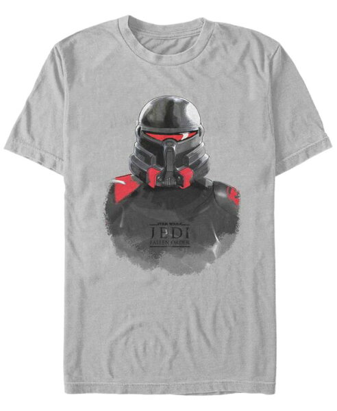 フィフスサン メンズ トップス Tシャツ Fifth Sun Star Wars Men's Jedi Fallen Order Purge Trooper Portrait Sketch T-shirt Silver シルバー