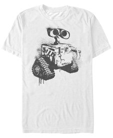 【送料無料】 フィフスサン メンズ Tシャツ トップス Disney Pixar Men's Wall-E Spray Paint Sketch Short Sleeve T-Shirt White
