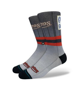 �X�^���X �����Y �A���_�[�E�F�A �C�� Stance Men's Houston Astros Cooperstown Collection Crew Socks Gray �O���[