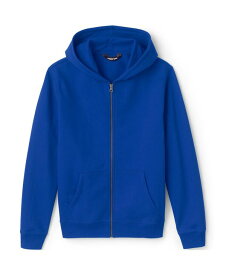 【送料無料】 ランズエンド メンズ パーカー・スウェット アウター School Uniform Adult Unisex Zip Front Sweatshirt Cobalt