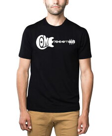【送料無料】 エルエーポップアート メンズ Tシャツ トップス Mens Premium Blend Word Art T-Shirt - Come Together Black