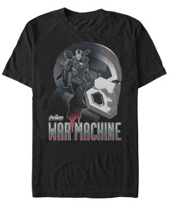 �t�B�t�X�T�� �����Y �g�b�v�X T�V���c Fifth Sun Marvel Men's Avengers Infinity War The War Machine Posed Profile Short Sleeve T-Shirt Black �u���b�N
