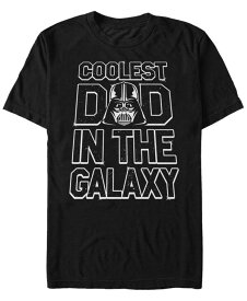 【送料無料】 フィフスサン メンズ Tシャツ トップス Star Wars Men's Darth Vader Coolest Dad In The Galaxy Short Sleeve T-Shirt Black