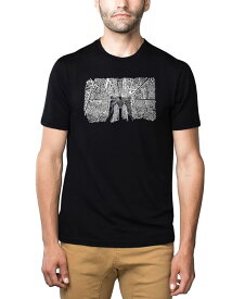 【送料無料】 エルエーポップアート メンズ Tシャツ トップス Mens Premium Blend Word Art T-Shirt - Brooklyn Bridge Black