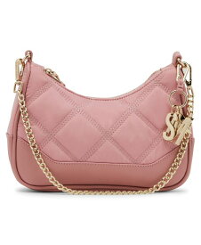 【送料無料】 スティーブ マデン レディース ショルダーバッグ バッグ Vital Nylon Quilted Crossbody Blush