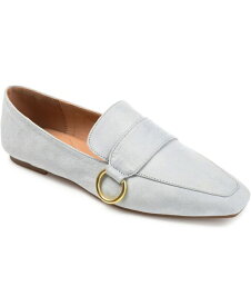 【送料無料】 ジュルネ コレクション レディース パンプス シューズ Women's Benntly Square Toe Slip On Loafers Blue