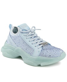 【送料無料】 ジューシークチュール レディース スニーカー シューズ Women's Adana Lace-Up Sneakers Baby Blue