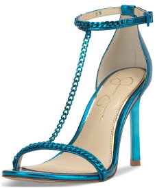 【送料無料】 ジェシカシンプソン レディース サンダル シューズ Women's Qiven T-Strap Dress Sandals Amalfi Blue Faux Leather
