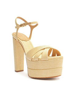 【送料無料】 シュッツ レディース サンダル シューズ Women's Keefa High Natural Platform Sandals Beige