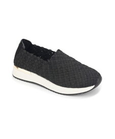 【送料無料】 ケネスコール レディース スニーカー シューズ Women's Cameron Weave Sneakers Black Gold-Tone