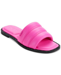 _i L j[[N fB[X V[Y T_ LeBO DKNY Bethea Quilted Slip-On Slide Sandals Shocking Pink sN