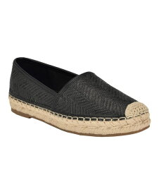 【送料無料】 カルバンクライン レディース サンダル シューズ Women's Padona Slip-On Flat Casual Espadrilles Black