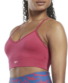 【送料無料】 リーボック レディース ブラジャー スポーツブラ アンダーウェア Women's Workout Ready Tri Back Medium Impact Sports Bra Semi Proud Pink