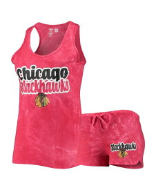 【送料無料】 コンセプツ スポーツ レディース タンクトップ トップス Women's Red Chicago Blackhawks Billboard Racerback Tank Top and Shorts Set Red