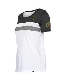 【送料無料】 ニューエラ レディース Tシャツ トップス Women's White LAFC Team T-shirt White