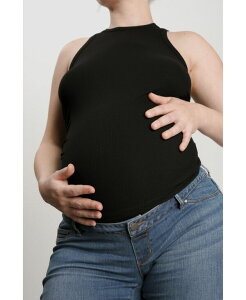 �m�� ���f�B�[�X �A���_�[�E�F�A �i�C�g�E�F�A NOM Maternity Women's The Tank Racerback Maternity Top Black �u���b�N