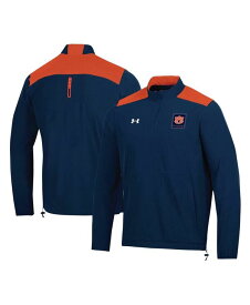 【送料無料】 アンダーアーマー メンズ シャツ トップス Men's Navy Auburn Tigers 2023 Motivate&nbsp;Half-Zip Top Navy