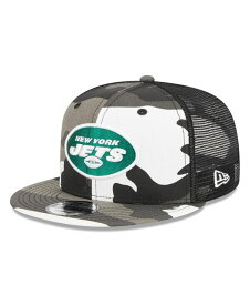 【送料無料】 ニューエラ メンズ 帽子 アクセサリー Men's Urban Camo New York Jets 9FIFTY Trucker Snapback Hat Camo