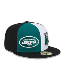 【送料無料】 ニューエラ メンズ 帽子 アクセサリー Men's Green Black New York Jets 2023 Sideline 59FIFTY Fitted Hat Green Black