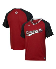 【送料無料】 アンダーアーマー メンズ シャツ トップス Men's Garnet South Carolina Gamecocks Softball V-Neck Jersey Garnet