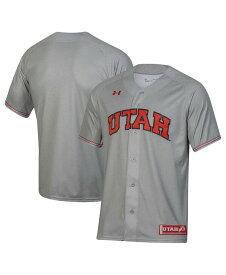 【送料無料】 アンダーアーマー メンズ シャツ トップス Men's Gray Utah Utes Replica Baseball Jersey Gray