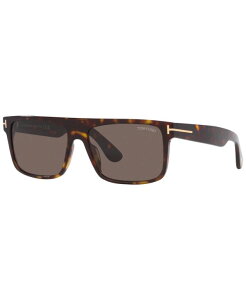 yz gEtH[h Y TOXEACEFA ANZT[ Men's FT0999 58 Sunglasses TR00153158-X Brown Dark