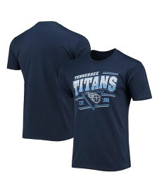【送料無料】 ジャンクフード メンズ Tシャツ トップス Men's Navy Tennessee Titans Throwback T-shirt Navy