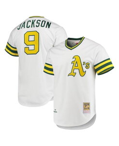 �~�b�`�F��&�l�X �����Y �g�b�v�X �V���c �W���[�W�[ Mitchell & Ness Men's Reggie Jackson White Oakland Athletics 1972 Cooperstown Collection Authentic Jersey White �z���C�g