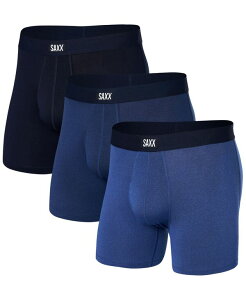 �T�b�N�X �����Y �A���_�[�E�F�A �{�N�T�[�p���c �����b�N�X�t�B�b�g SAXX Men's Daytripper Relaxed Fit Boxer Briefs 3PK Sprt Blu Htr/blbrry/mrtme