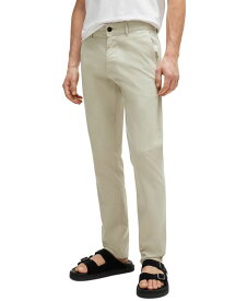 【送料無料】 ヒューゴボス メンズ カジュアルパンツ ボトムス Men's Slim-Fit Chinos Light Beige