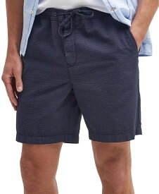 【送料無料】 バブアー メンズ ハーフパンツ・ショーツ ボトムス Men's Melbury Seersucker Shorts Navy