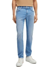 【送料無料】 ヒューゴボス メンズ デニムパンツ ジーンズ ボトムス Men's Stretch Denim Slim-Fit Jeans Open Blue