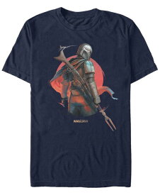 【送料無料】 フィフスサン メンズ Tシャツ トップス Men's Star Wars The Mandalorian Dusty Sunset Short Sleeve T-shirt Navy