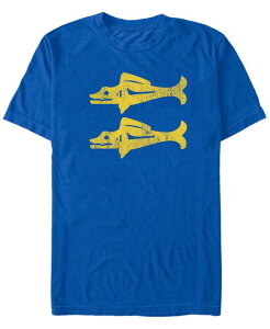�t�B�t�X�T�� �����Y �g�b�v�X T�V���c Fifth Sun Men's Nickelodeon Legends of the Hidden Temple Double Barracuda Short Sleeve T-Shirt Royal Blue �u���[