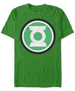 �t�B�t�X�T�� �����Y �g�b�v�X T�V���c ���S Fifth Sun Dc Men's Green Lantern Classic Circle Logo Short Sleeve T-Shirt Kelly �O���[��