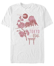 【送料無料】 フィフスサン メンズ Tシャツ トップス Men's Tokyo Japan Short Sleeve Crew T-shirt White