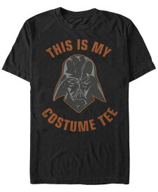 【送料無料】 フィフスサン メンズ Tシャツ トップス Star Wars Men's Darth Vader Halloween Costume Short Sleeve T-Shirt Black