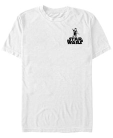 【送料無料】 フィフスサン メンズ Tシャツ トップス Star Wars Men's Han Solo Pocket Logo Short Sleeve T-Shirt White