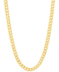 【送料無料】 イタリアン ゴールド レディース ネックレス・チョーカー・ペンダントトップ アクセサリー Polished Solid Curb Link 22" Chain Necklace (5-1/2mm) in 10k Gold Yellow Gold