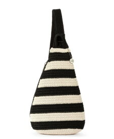 【送料無料】 ザサック レディース バックパック・リュックサック バッグ Geo Sling Crochet Small Backpack Black Stripe