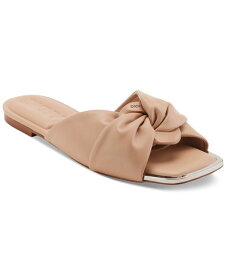 【送料無料】 ダナ キャラン ニューヨーク レディース サンダル シューズ Women's Doretta Square Toe Slide Sandals Rose Beige
