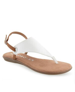 �G�A���\�[���Y ���f�B�[�X �V���[�Y �T���_�� Aerosoles Women's Conclusion Sandals White �z���C�g